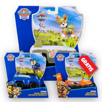 AKTION: Paw Patrol Grundfahrzeuge Tracker + Chase + Zuma GRATIS