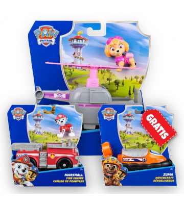 AKTION: Paw Patrol Basisfahrzeuge Skye + Marshall + Zuma KOSTENLOS