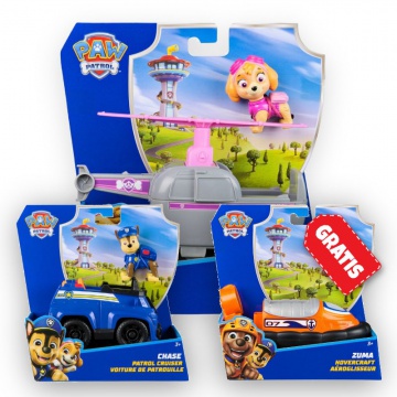 AKTION: Paw Patrol Basisfahrzeuge Skye + Chase + Zuma GRATIS
