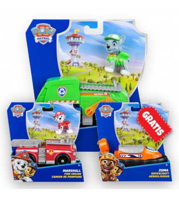 AKTION: Paw Patrol Grundfahrzeuge Rocky + Marshall + Zuma KOSTENLOS
