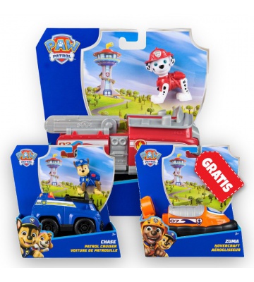 AKTION: Paw Patrol Grundfahrzeuge Marshall + Chase + Zuma KOSTENLOS