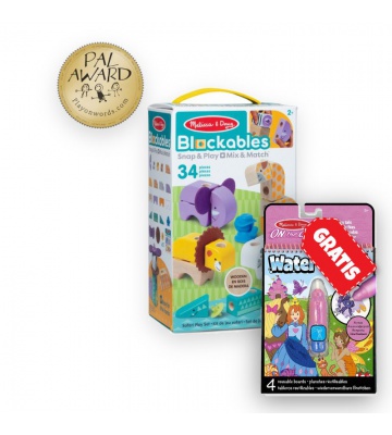AKTION: Melissa & Doug Blockables Bauset Safari + kostenloses magisches Wasser-Märchen
