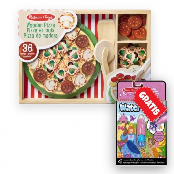 AKTION: Melissa & Doug Pizza Party Set + Water WOW Zaubermalerei Märchen GRATIS