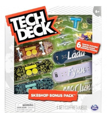 Tech Deck Skateshop 6 Stück mit Zubehör Plan B