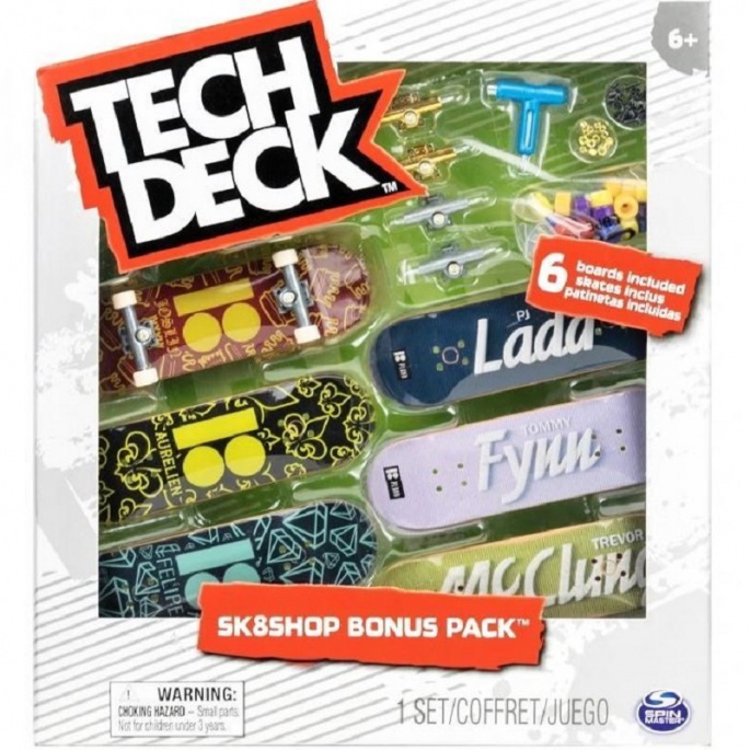 Tech Deck Skateshop 6 Stück mit Zubehör Plan B