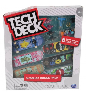 Tech Deck Skateshop 6 Stück mit Zubehör Almost