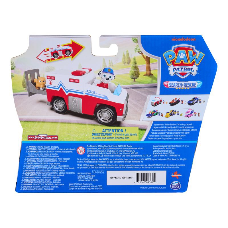 Paw Patrol thematisches Fahrzeug Search & Rescue Marshall