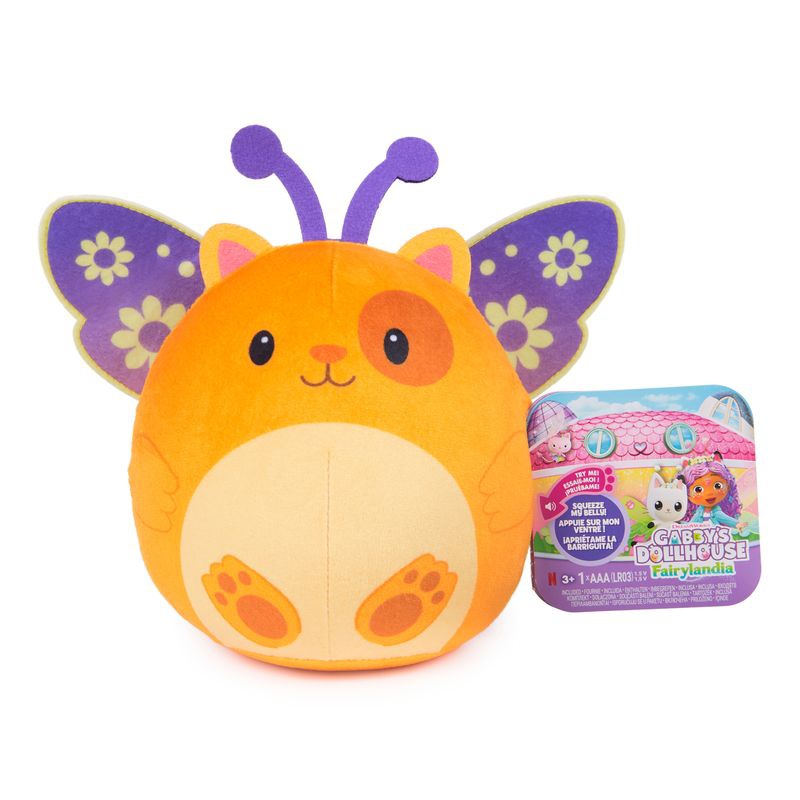 Gabby's Dollhouse Plüsch-Hamster orange mit Geräuschen 14 cm