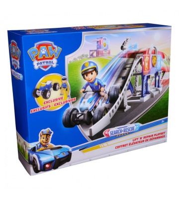 Paw Patrol Aufzug mit Bahn
