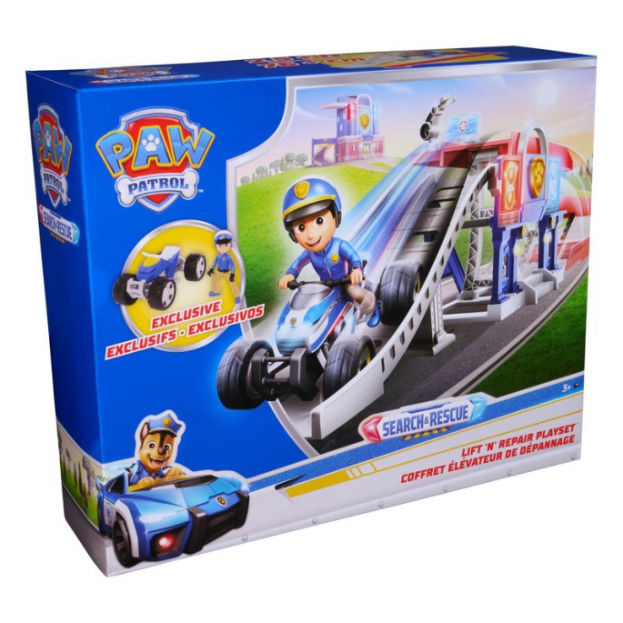 Paw Patrol Aufzug mit Bahn