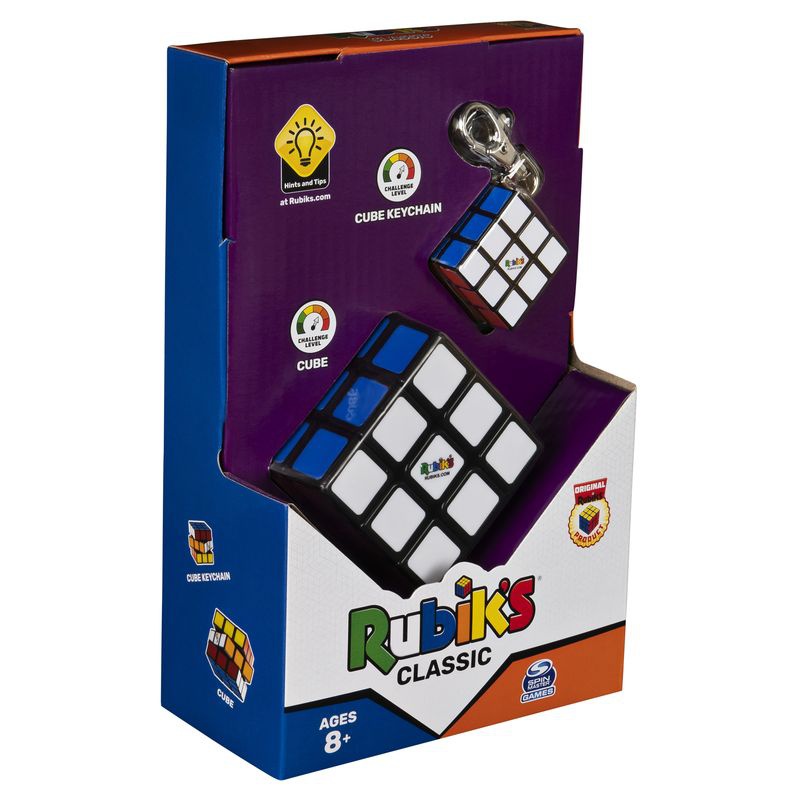 Rubik's Cube Set Klassik 3x3 + Anhänger