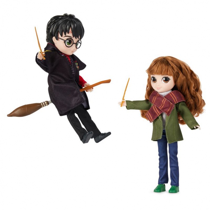 Harry Potter Doppelpack Figuren Harry & Hermine 20 cm