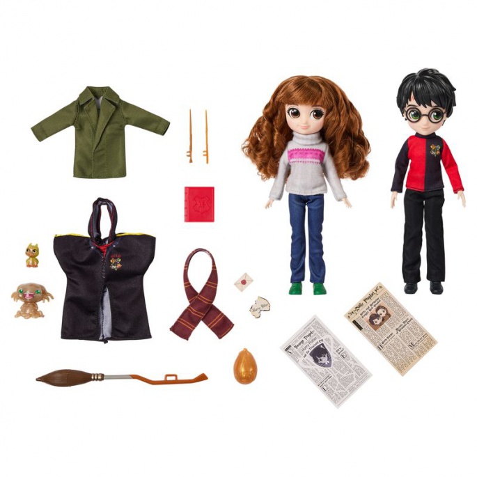 Harry Potter Doppelpack Figuren Harry & Hermine 20 cm
