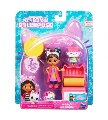 Gabby's Dollhouse Katzenspielset Kunststudio