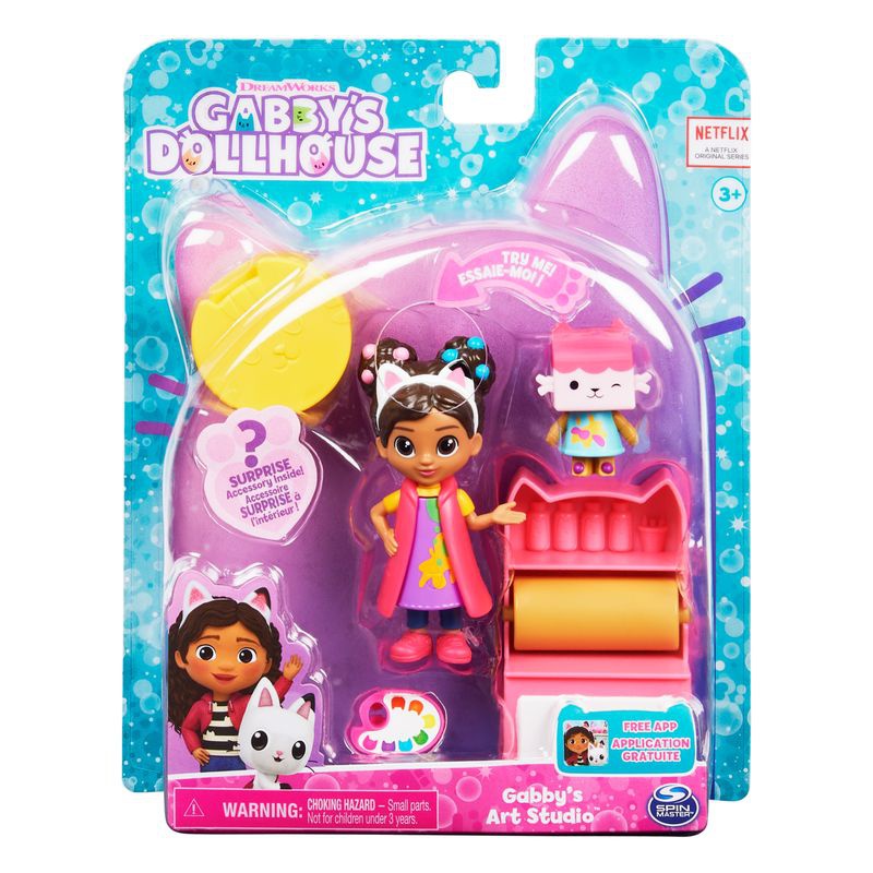 Gabby's Dollhouse Katzenspielset Kunststudio