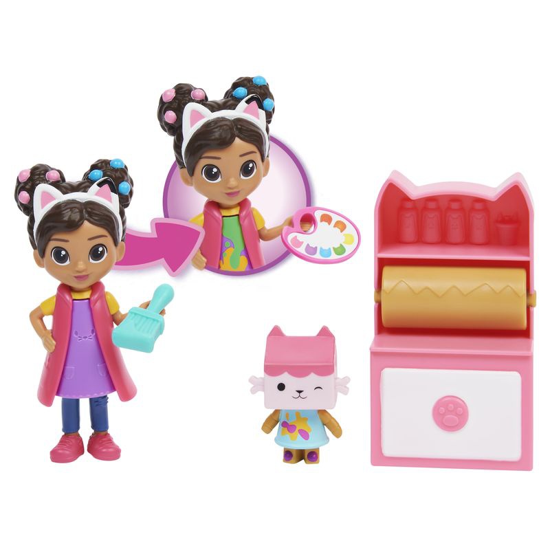 Gabby's Dollhouse Katzenspielset Kunststudio