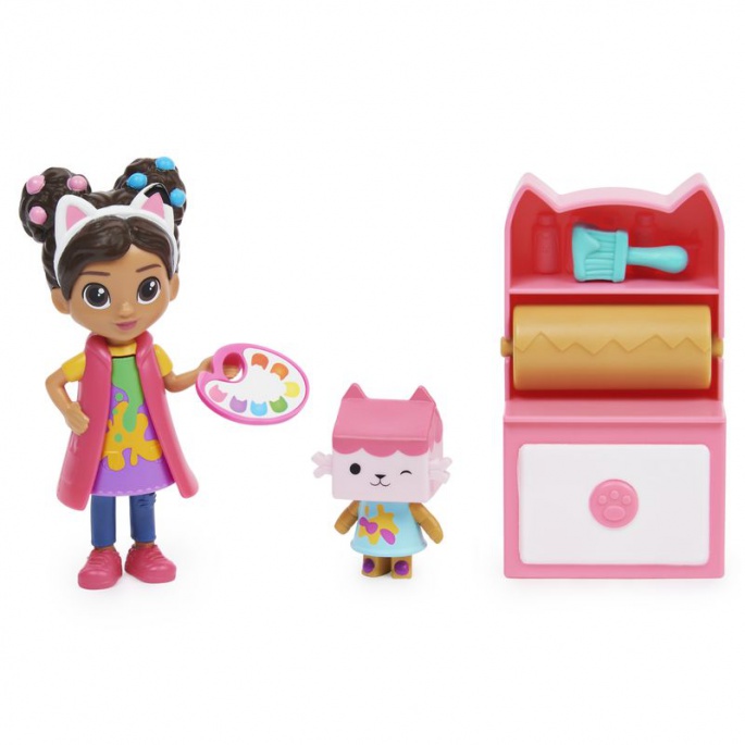 Gabby's Dollhouse Katzenspielset Kunststudio