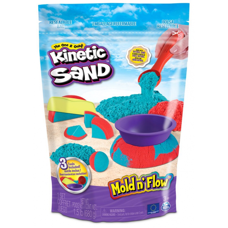 Kinetic Sand Modellierset mit Werkzeugen