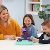 Kinetic Sand Box mit flüssigem Sand und lila Unterlage