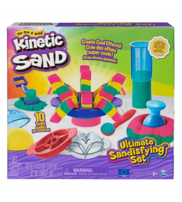Kinetic Sand ultimatives Sandset mit Werkzeugen