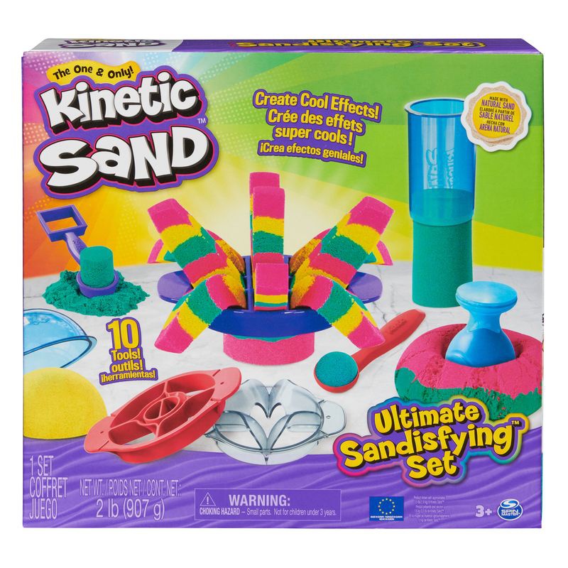 Kinetic Sand ultimatives Sandset mit Werkzeugen