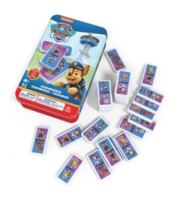 Spin Master Games PAW Patrol Domino in einer Blechdose