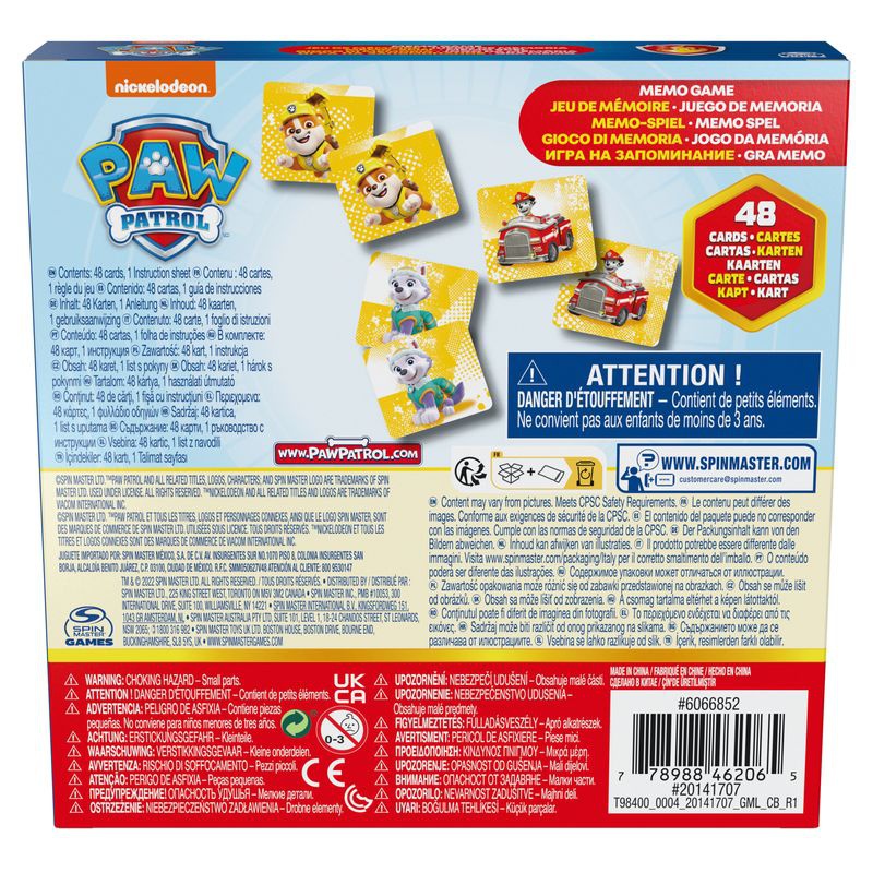 Spin Master Games PAW Patrol Gedächtnisspiel