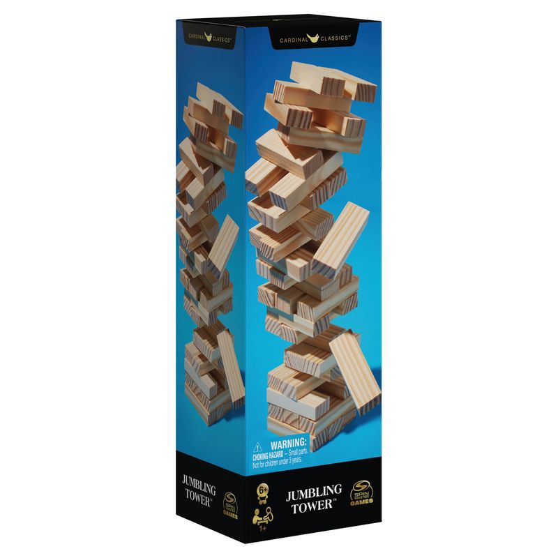 Spin Master Games Wackelturm Blau