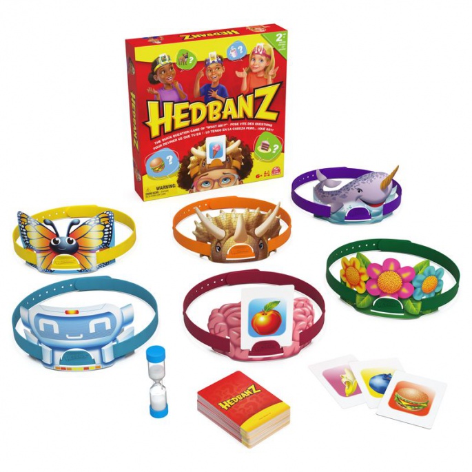 Spin Master Games Gesellschaftsspiel Rätsel Hedbanz - neue Ausgabe