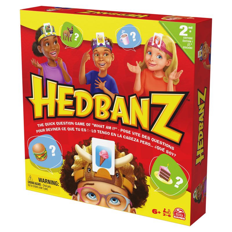 Spin Master Games Gesellschaftsspiel Rätsel Hedbanz - neue Ausgabe