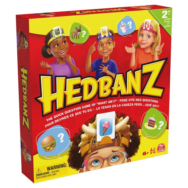 Spin Master Games Gesellschaftsspiel Rätsel Hedbanz - neue Ausgabe