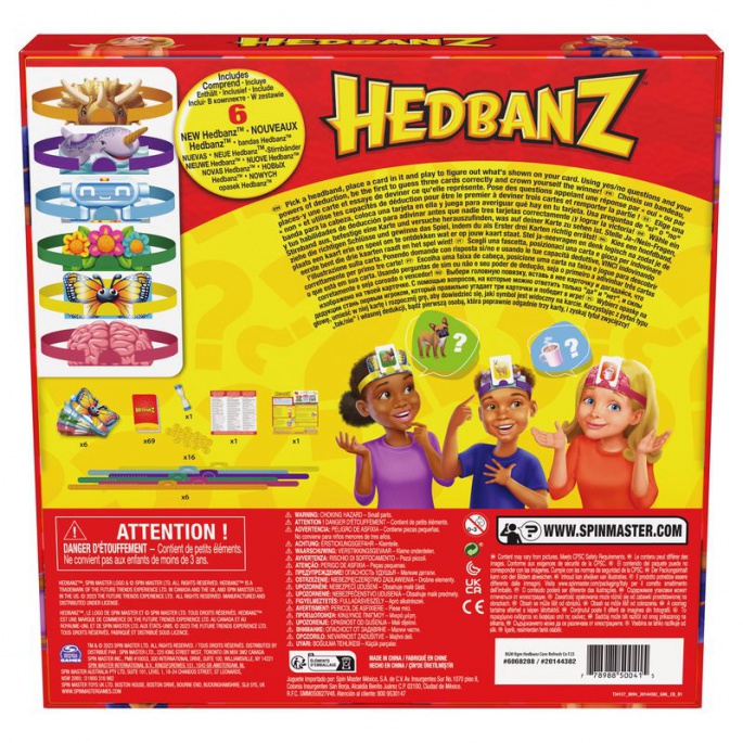 Spin Master Games Gesellschaftsspiel Rätsel Hedbanz - neue Ausgabe