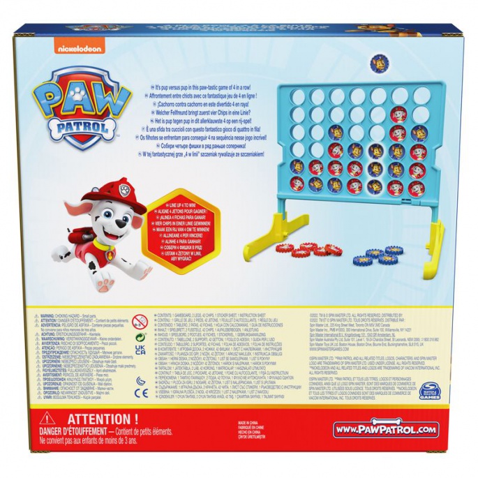 Spin Master Games PAW Patrol Vier in einer Reihe