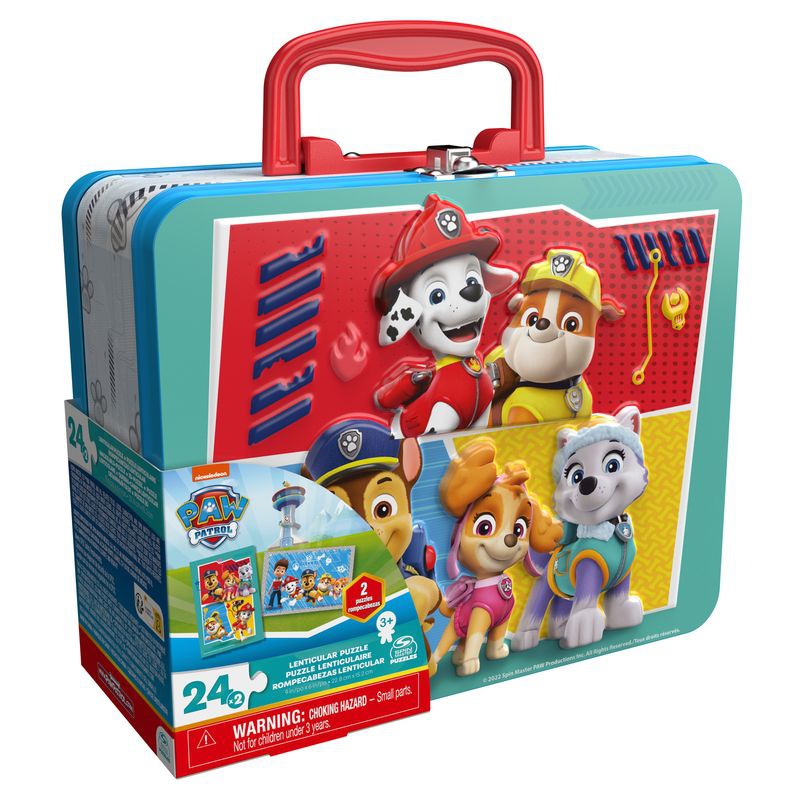 Spin Master Games PAW Patrol Puzzle in einer Blechdose