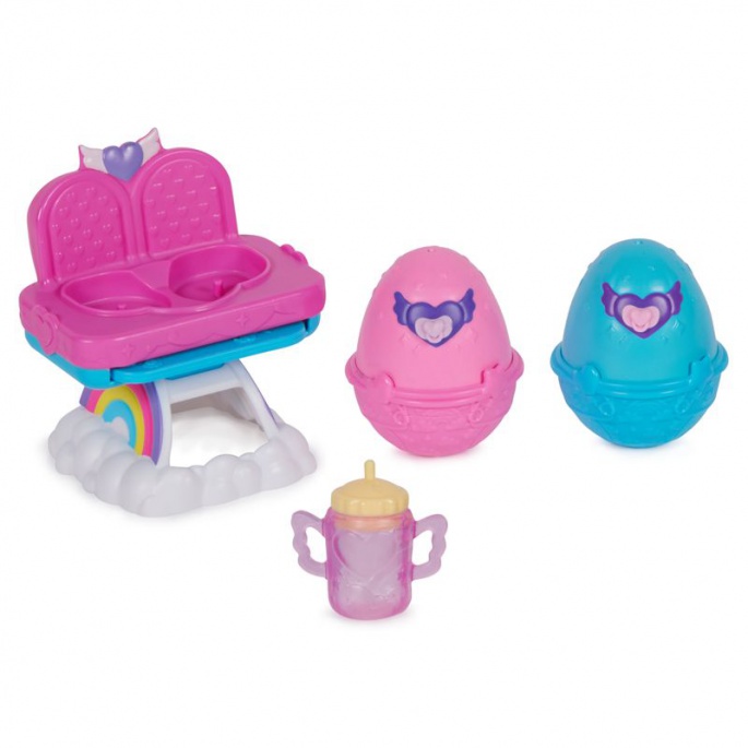 Hatchimals Spielset mit Fütterungsstuhl für Tiere