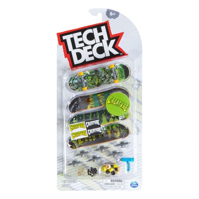 Tech Deck Fingerboard Viererpack Creature