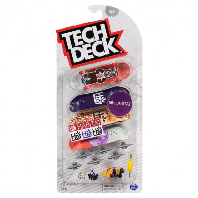 Tech Deck Fingerboard Viererpack Habitat