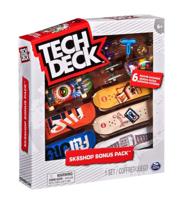 Tech Deck Skateshop 6 Stück mit Zubehör Flip
