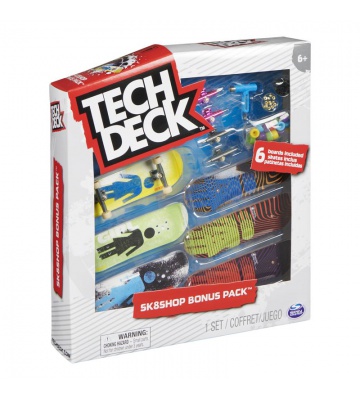 Tech Deck Skateshop 6 Stück mit Girl Zubehör