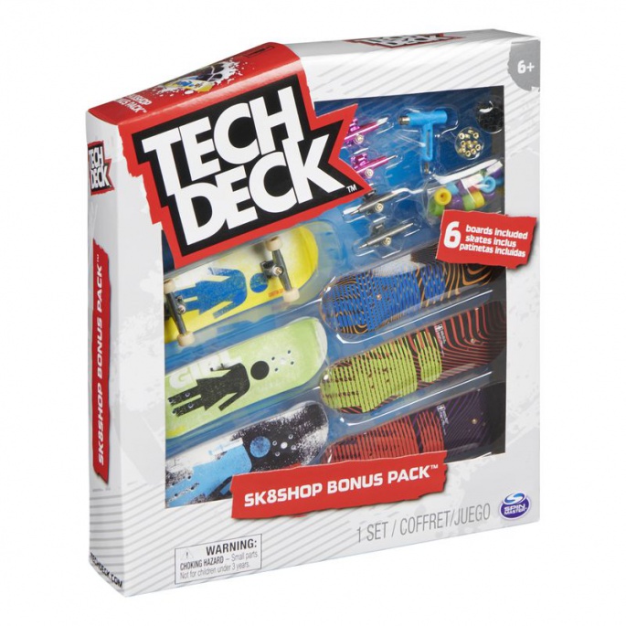 Tech Deck Skateshop 6 Stück mit Girl Zubehör