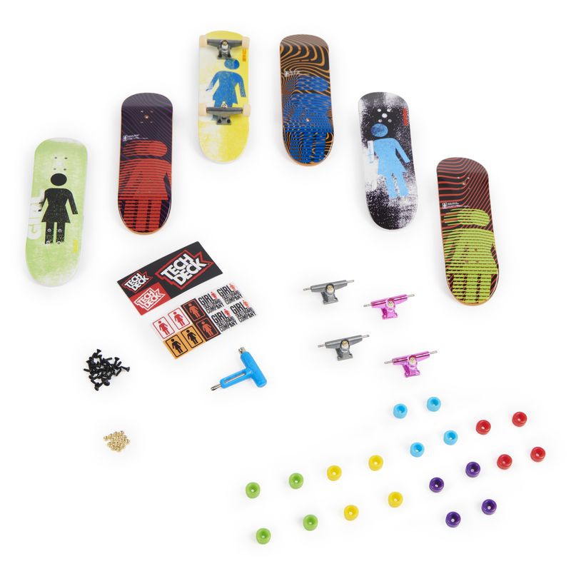 Tech Deck Skateshop 6 Stück mit Girl Zubehör