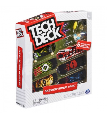 Tech Deck Skateshop 6 Stück mit Zubehör Zero Zero