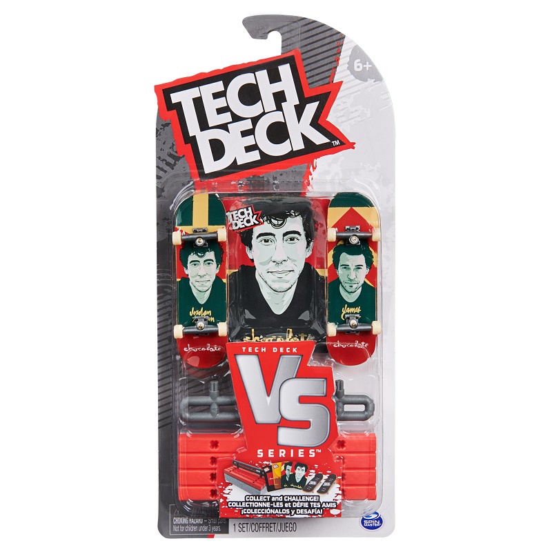 Tech Deck Fingerboard Doppelverpackung mit Hindernis VS Series Chocolate