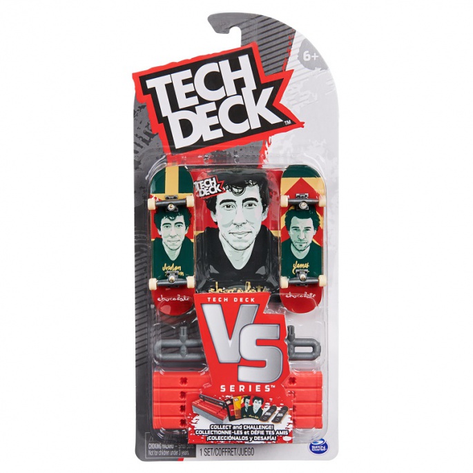 Tech Deck Fingerboard Doppelverpackung mit Hindernis VS Series Chocolate