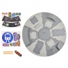 Tech Deck Fingerboard Xconnect drehbarer Skatepark