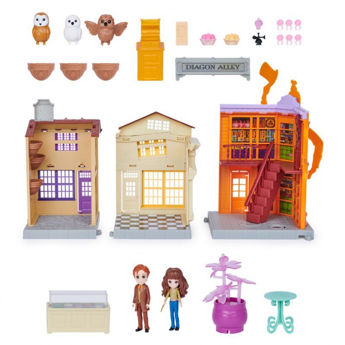 Harry Potter Spielset Winkelgasse mit Figuren