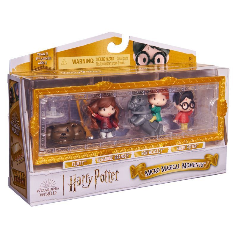 Harry Potter Mehrfachpackung Mini-Figuren Harry, Hermine und Ron mit Zubehör
