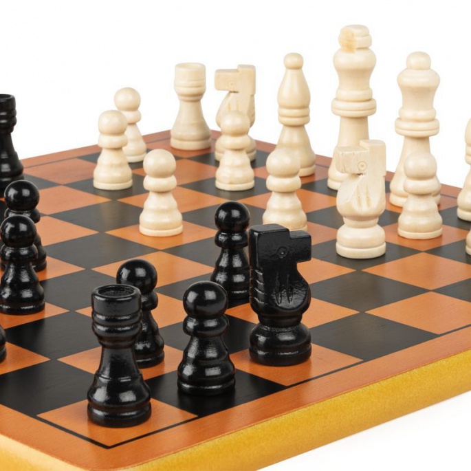 Spin Master Games klassische Holzschachspiele