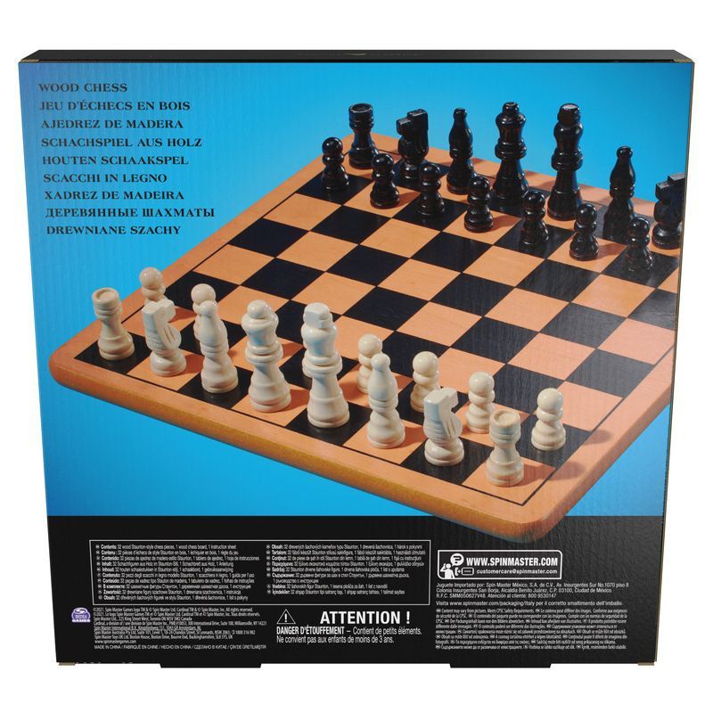 Spin Master Games klassische Holzschachspiele