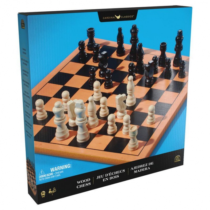 Spin Master Games klassische Holzschachspiele